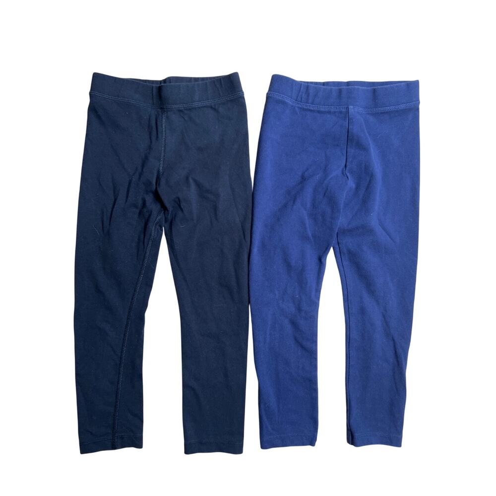 Primary Girls Navy and Royal Blue Leggings - 2 Pack